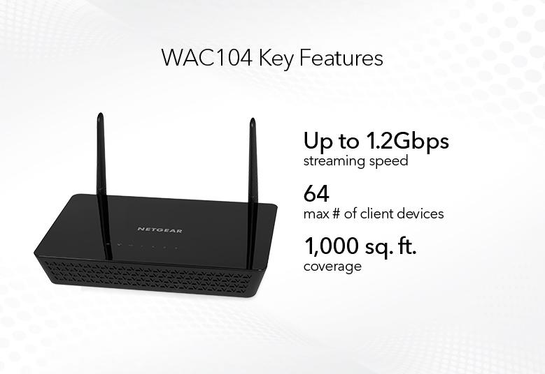 WAC104 Key Features